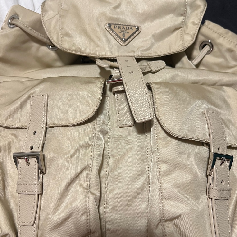 Prada Light Tan Backpack